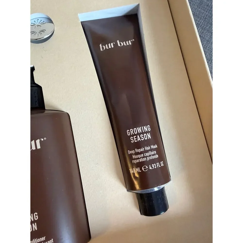 BUR BUR Growing Season Hair Care PR Set Shampoo Conditioner Mask Derma Roller